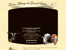 Tablet Screenshot of ferme-auberge-grand-ballon.fr